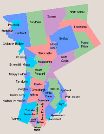 Map Of Northern Westchester About - Medtrips Ambulette Service